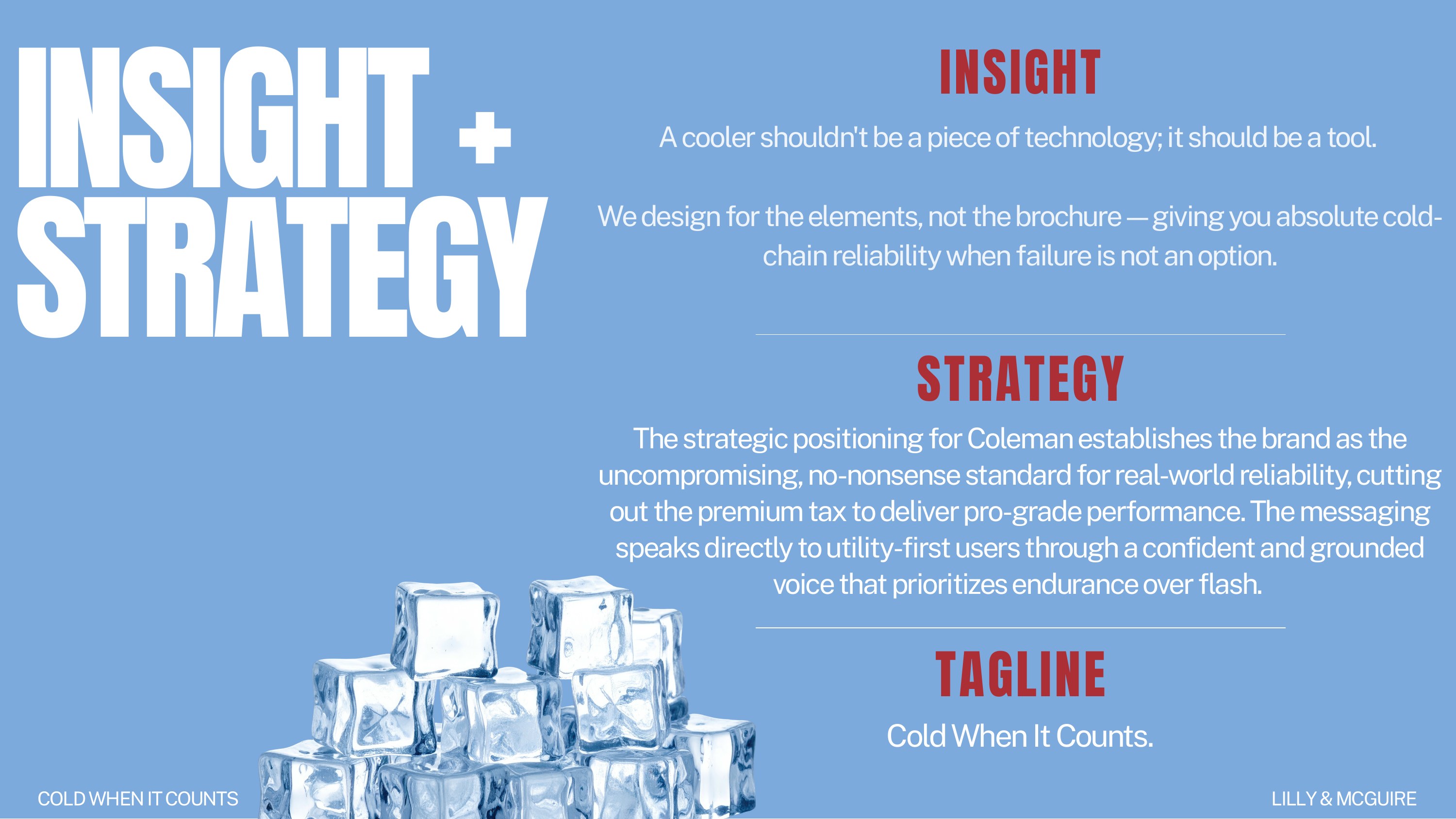 Coleman — Cold When It Counts — Slide 3