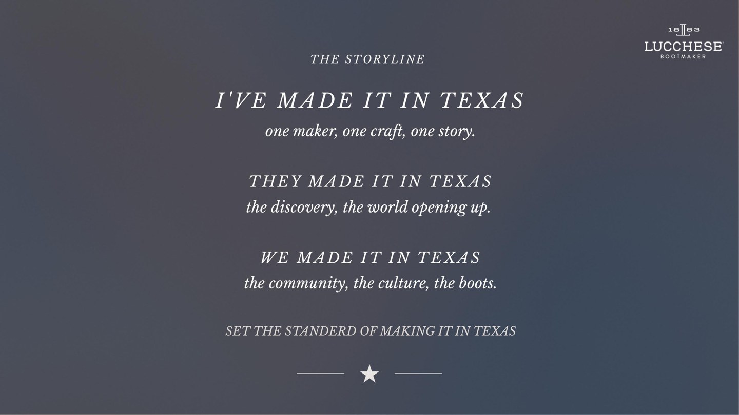 Lucchese — I Made It In Texas — Slide 11